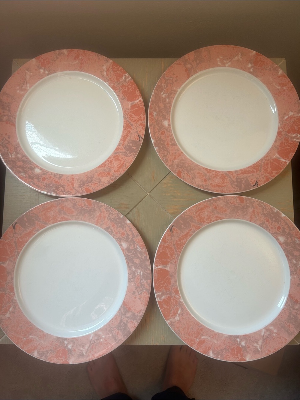 Vintage 80/90s Villeroy & Boch Dinner Plates Siena Pattern- Set of 4